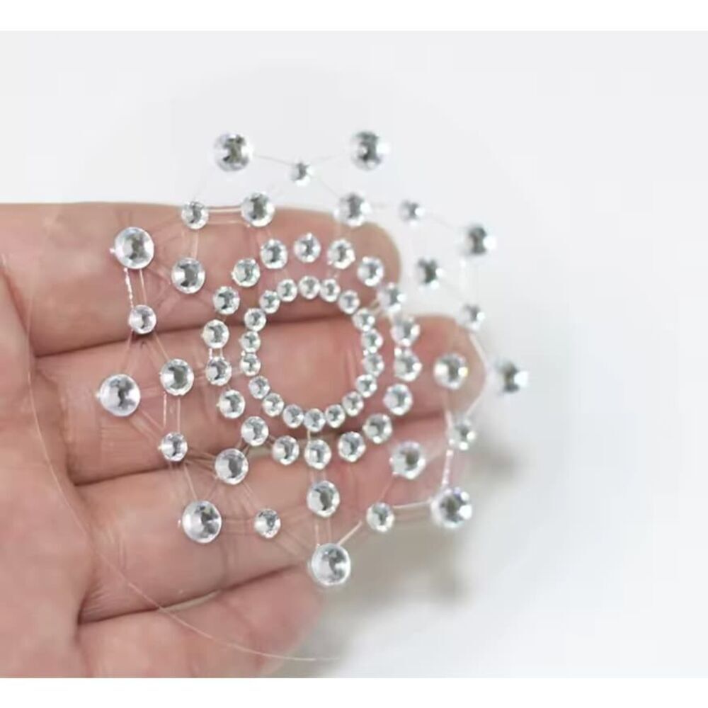 New Without Tags Silver Nipple Covers Sticky Festival Burlesque 3in